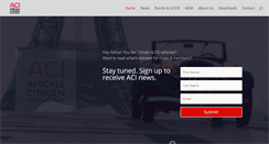 Desktop Screenshot of amicale-citroen-internationale.org