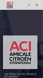Mobile Screenshot of amicale-citroen-internationale.org